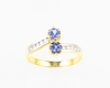 Blue sapphire and diamond ring Blue sapphire and diamond ring