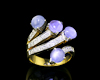 Blue star sapphire and diamond ring Blue star sapphire and diamond ring