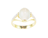 Aquamarine cat's eye and diamond ring Aquamarine cat's eye and diamond ring