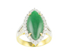 Jadeite (type-A) and diamond ring Jadeite (type-A) and diamond ring