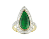 Jadeite (type-A) and diamond ring Jadeite (type-A) and diamond ring