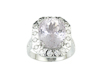 Kunzite and diamond ring Kunzite and diamond ring