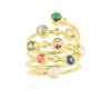 Mixed gem stones ring Mixed gem stones ring