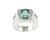 Tourmaline and blue sapphire ring Tourmaline and blue sapphire ring