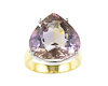 Ametrine and diamond ring