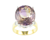 Ametrine and diamond ring