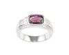 Garnet and diamond ring Garnet and diamond ring