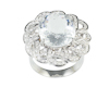 Aquamarine and diamond ring Aquamarine and diamond ring