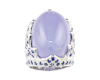 Jade and blue sapphire ring Jade and blue sapphire ring