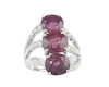 Garnet and diamond ring Garnet and diamond ring