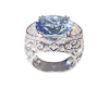 Aquamarine and diamond ring Aquamarine and diamond ring