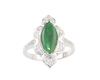 Jadeite (type-A) and diamond ring Jadeite (type-A) and diamond ring