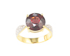 Garnet and diamond ring