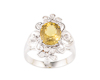 Aquamarine and diamond ring Aquamarine and diamond ring