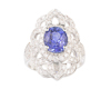 Blue sapphire and diamond ring Blue sapphire and diamond ring
