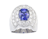 Blue sapphire and diamond ring Blue sapphire and diamond ring