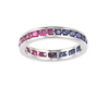 Blue sapphire and ruby ring Blue sapphire and ruby ring