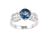 Topaz and zircon ring Topaz and zircon ring