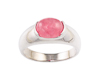 Rhodochrosite ring