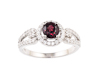 Spinel and zircon ring Spinel and zircon ring