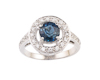 Topaz and zircon ring Topaz and zircon ring