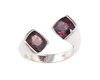 Rhodolite garnet ring