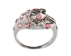 Zircon and rhodolite garnet ring Zircon and rhodolite garnet ring