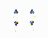 Blue sapphire and diamond earrings Blue sapphire and diamond earrings