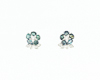 Alexandrite and diamond earrings Alexandrite and diamond earrings