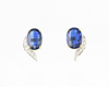 Kyanite and diamond earrings Kyanite and diamond earrings