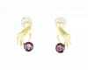Spinel and diamond earrings Spinel and diamond earrings