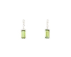 Sphene and diamond earrings Sphene and diamond earrings
