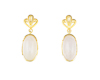 Jadeite (type-A) earrings Jadeite (type-A) earrings