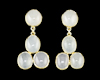 Jadeite (type-A) earrings Jadeite (type-A) earrings