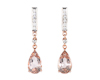 Kunzite earrings