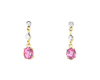 Spinel and diamond earrings Spinel and diamond earrings
