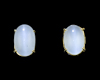 Aquamarine cat's eye earrings Aquamarine cat's eye earrings