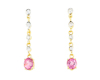 Spinel and diamond earrings Spinel and diamond earrings