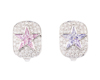 Sapphire and diamond earrings Sapphire and diamond earrings