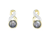 Star sapphire and diamond earrings Star sapphire and diamond earrings