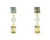 Sapphire and diamond earrings Sapphire and diamond earrings