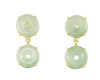 Jadeite (type-A) carving earrings Jadeite (type-A) carving earrings