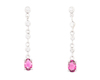 Sapphire and diamond earrings Sapphire and diamond earrings