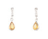 Sapphire and diamond earrings Sapphire and diamond earrings