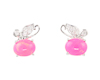 Opal and diamond earrings Opal and diamond earrings