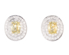 Sapphire and diamond earrings Sapphire and diamond earrings