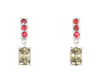 Zultanite and sapphire earrings