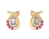 Zultanite and sapphire earrings
