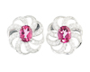 Topaz and diamond earrings Topaz and diamond earrings