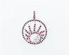 Ruby and diamond pendant Ruby and diamond pendant
